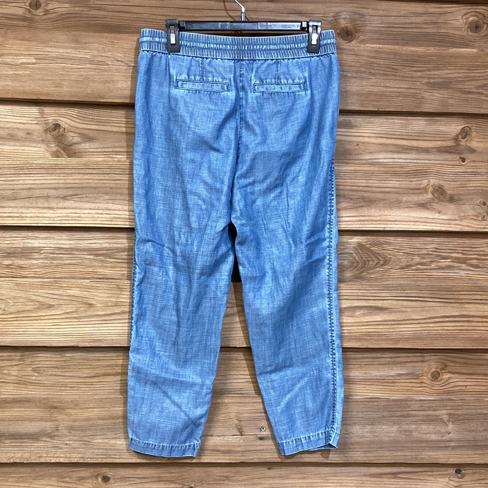 Talbots Chambray Cropped Pants - image 3